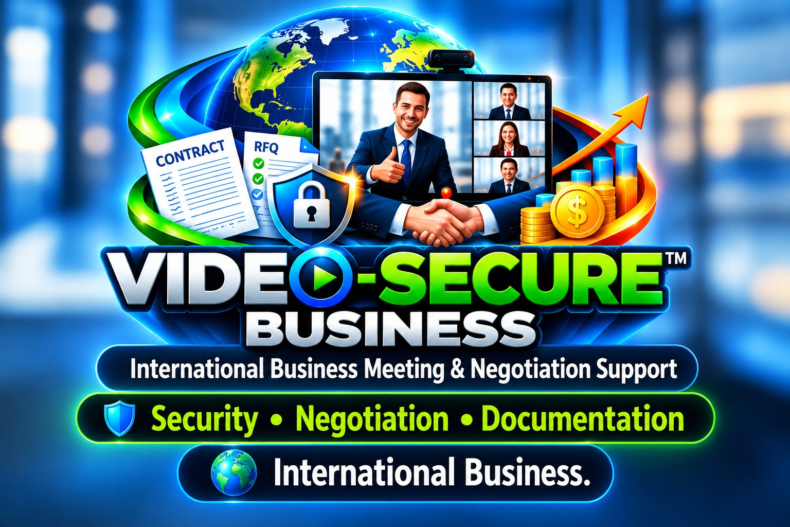 VIDEO-SECURE BUSINESS — International Business Meeting & Negotiation Support